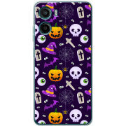 Чохол BoxFace Motorola G05 Halloween Purple Mood
