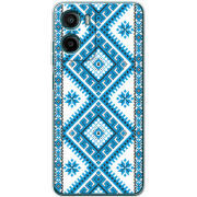 Чохол BoxFace Motorola G05 Блакитний Орнамент