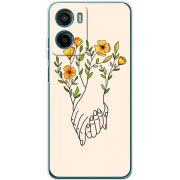 Чохол BoxFace Motorola G05 Flower Hands