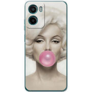 Чохол BoxFace Motorola G05 Marilyn Monroe Bubble Gum