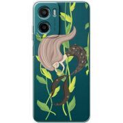 Прозорий чохол BoxFace Motorola G05 Cute Mermaid