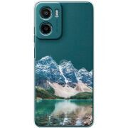 Прозорий чохол BoxFace Motorola G05 Blue Mountain
