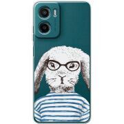 Прозорий чохол BoxFace Motorola G05 MR. Rabbit