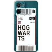 Прозорий чохол BoxFace Motorola G05 Ticket Hogwarts