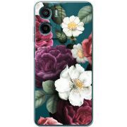 Прозорий чохол BoxFace Motorola G05 Floral Dark Dreams