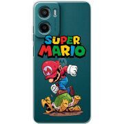 Прозорий чохол BoxFace Motorola G05 Super Mario