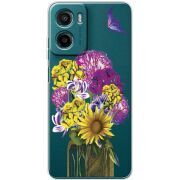 Прозорий чохол BoxFace Motorola G05 My Bouquet