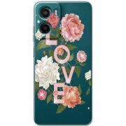 Чохол зі стразами Motorola G05 Love