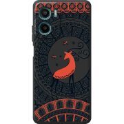 Чорний чохол BoxFace Motorola G05 Ornament