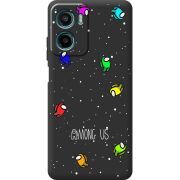 Чорний чохол BoxFace Motorola G05 Among Us Invisible