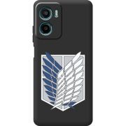 Чорний чохол BoxFace Motorola G05 Атака Титанов Крылья Свободы
