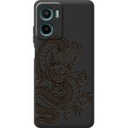 Чорний чохол BoxFace Motorola G05 Chinese Dragon