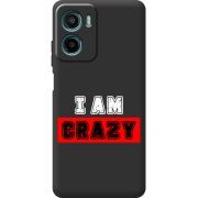 Чорний чохол BoxFace Motorola G05 I'm Crazy