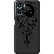 Чорний чохол BoxFace Motorola G05 Hugin and Munin
