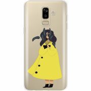 Прозрачный чехол Uprint Samsung J810 Galaxy J8 2018 Just a Girl
