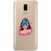 Прозрачный чехол Uprint Samsung J810 Galaxy J8 2018 Selena Gomez