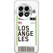 Прозорий чохол BoxFace OnePlus 13 Ticket Los Angeles