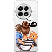 Прозорий чохол BoxFace OnePlus 13 Super Mama and Son