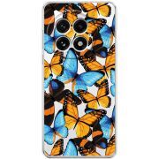 Прозорий чохол BoxFace OnePlus 13 Butterfly Morpho