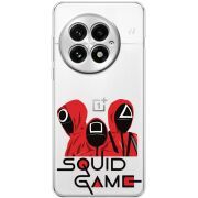Прозорий чохол BoxFace OnePlus 13 siquid game люди в красном