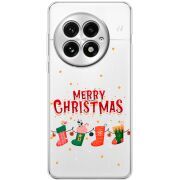 Прозорий чохол BoxFace OnePlus 13 Merry Christmas