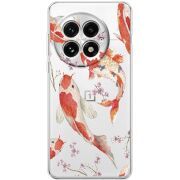 Прозорий чохол BoxFace OnePlus 13 Japanese Koi Fish