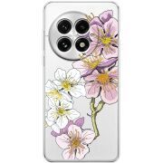 Прозорий чохол BoxFace OnePlus 13 Cherry Blossom