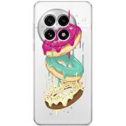 Прозорий чохол BoxFace OnePlus 13 Donuts