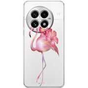 Прозорий чохол BoxFace OnePlus 13 Floral Flamingo