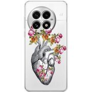 Чохол зі стразами OnePlus 13 Heart