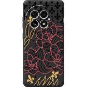Чорний чохол BoxFace OnePlus 13 FranceFlowers