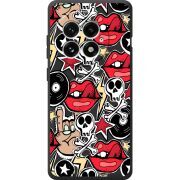 Чорний чохол BoxFace OnePlus 13 Rock Graffiti