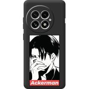 Чорний чохол BoxFace OnePlus 13 Attack On Titan - Ackerman