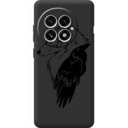 Чорний чохол BoxFace OnePlus 13 Wolf and Raven