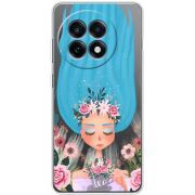 Прозорий чохол BoxFace OnePlus 13R Blue Hair