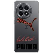 Прозорий чохол BoxFace OnePlus 13R Wild Cat