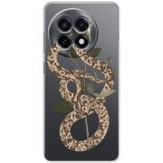 Прозорий чохол BoxFace OnePlus 13R Glamor Snake