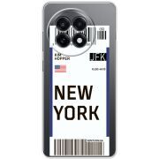 Прозорий чохол BoxFace OnePlus 13R Ticket New York