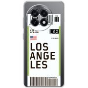 Прозорий чохол BoxFace OnePlus 13R Ticket Los Angeles