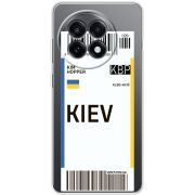 Прозорий чохол BoxFace OnePlus 13R Ticket Kiev