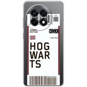 Прозорий чохол BoxFace OnePlus 13R Ticket Hogwarts