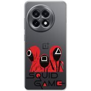 Прозорий чохол BoxFace OnePlus 13R siquid game люди в красном