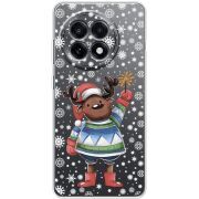 Прозорий чохол BoxFace OnePlus 13R Christmas Deer with Snow
