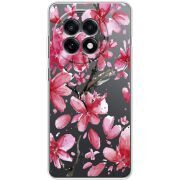 Прозорий чохол BoxFace OnePlus 13R Pink Magnolia