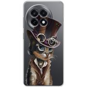 Прозорий чохол BoxFace OnePlus 13R Steampunk Cat