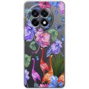 Прозорий чохол BoxFace OnePlus 13R Flamingo