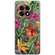 Прозорий чохол BoxFace OnePlus 13R Tropical Flowers