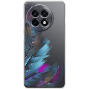 Прозорий чохол BoxFace OnePlus 13R Feathers