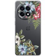 Прозорий чохол BoxFace OnePlus 13R Floral