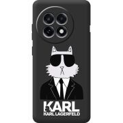 Чорний чохол BoxFace OnePlus 13R Cat in Black